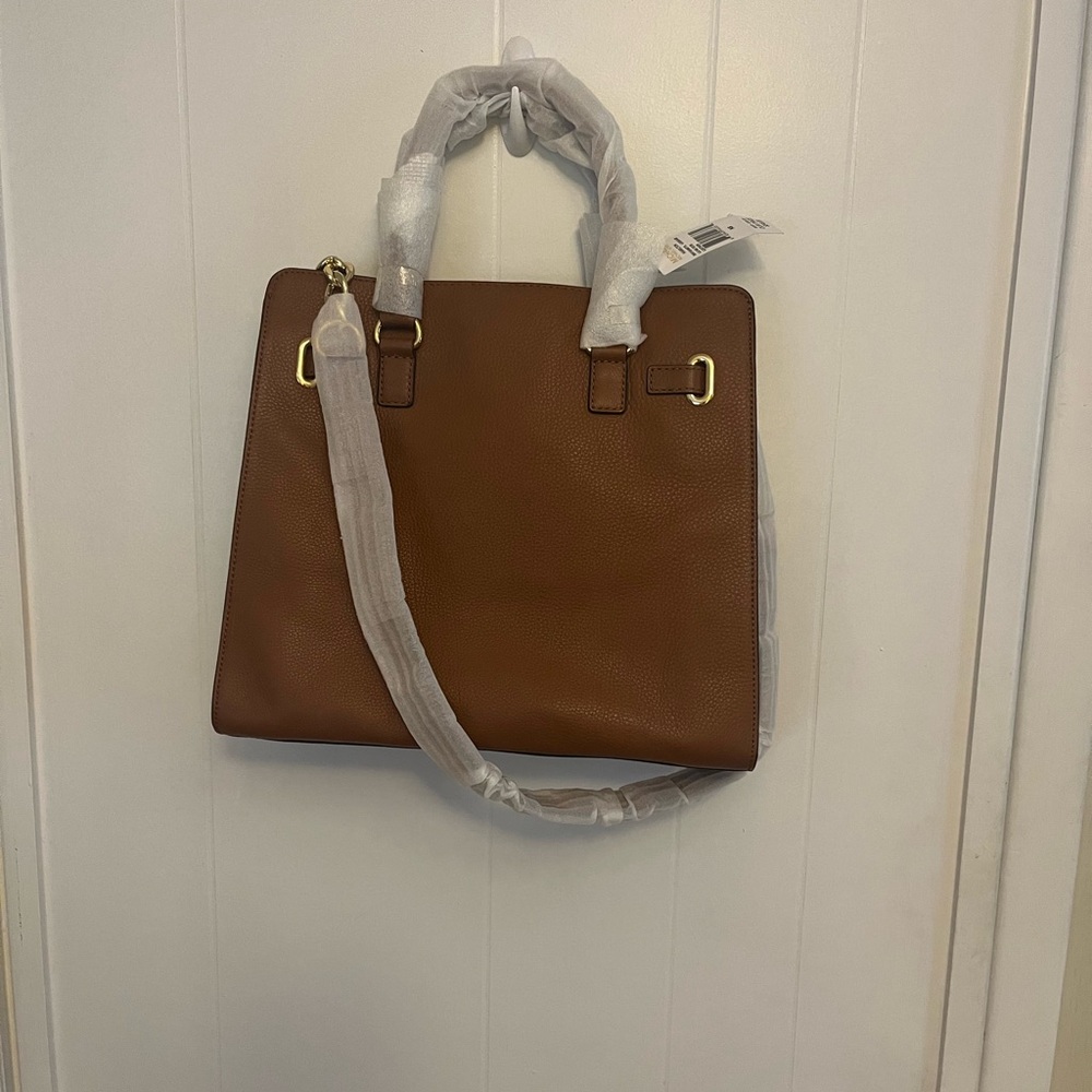 NWT | Michael Kors Hamilton Luggage Large NS Leather Tote!!! - Picture 4 of 9